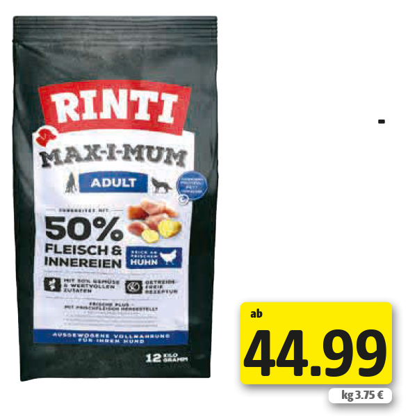 RINTI Tiernahrung Grosspackung